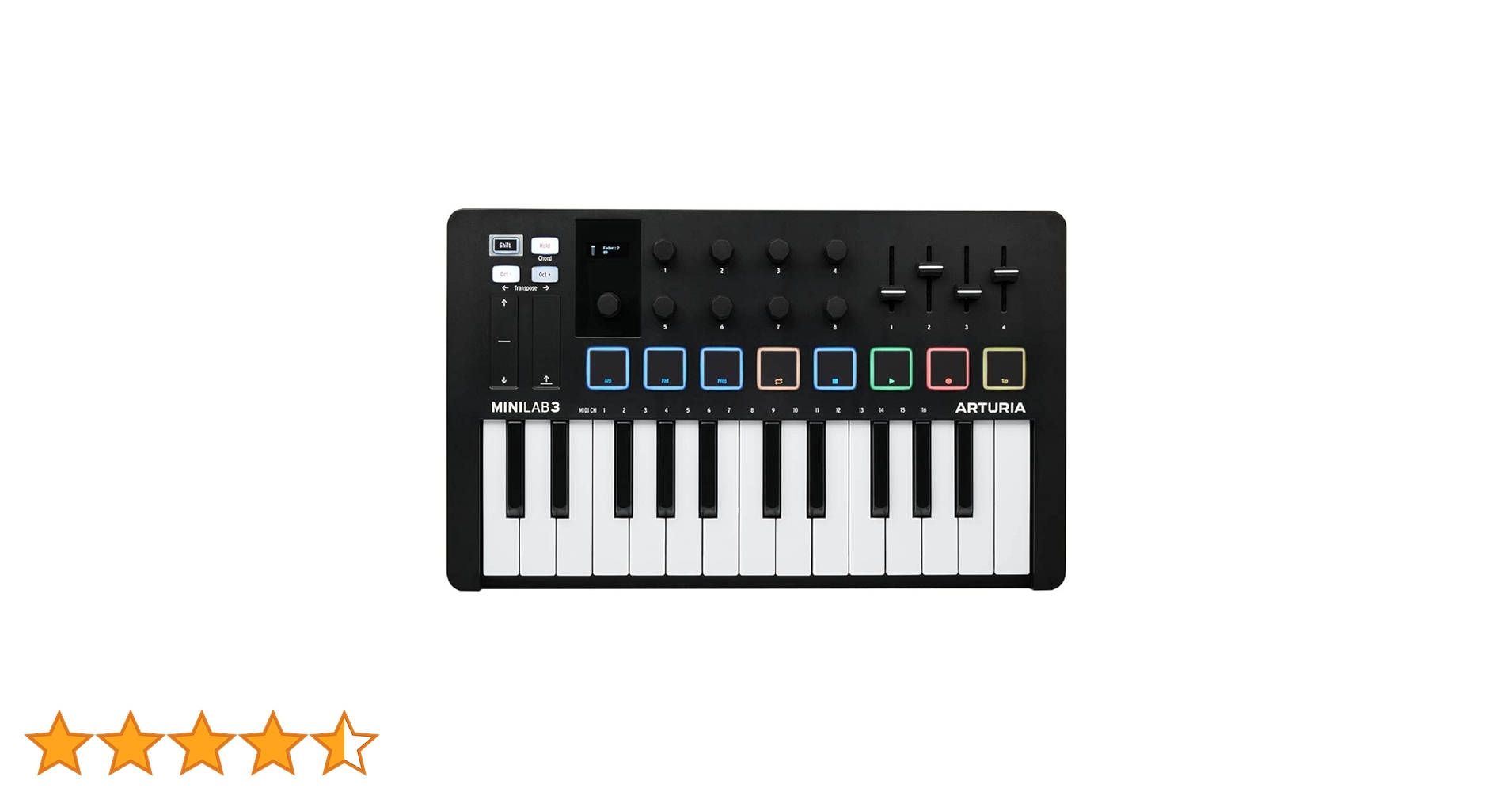 Amazon | ARTURIA MIDI キーボード コントローラー MiniLab 3 BK